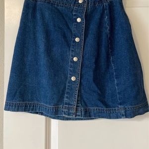 Denim mini skirt Gap